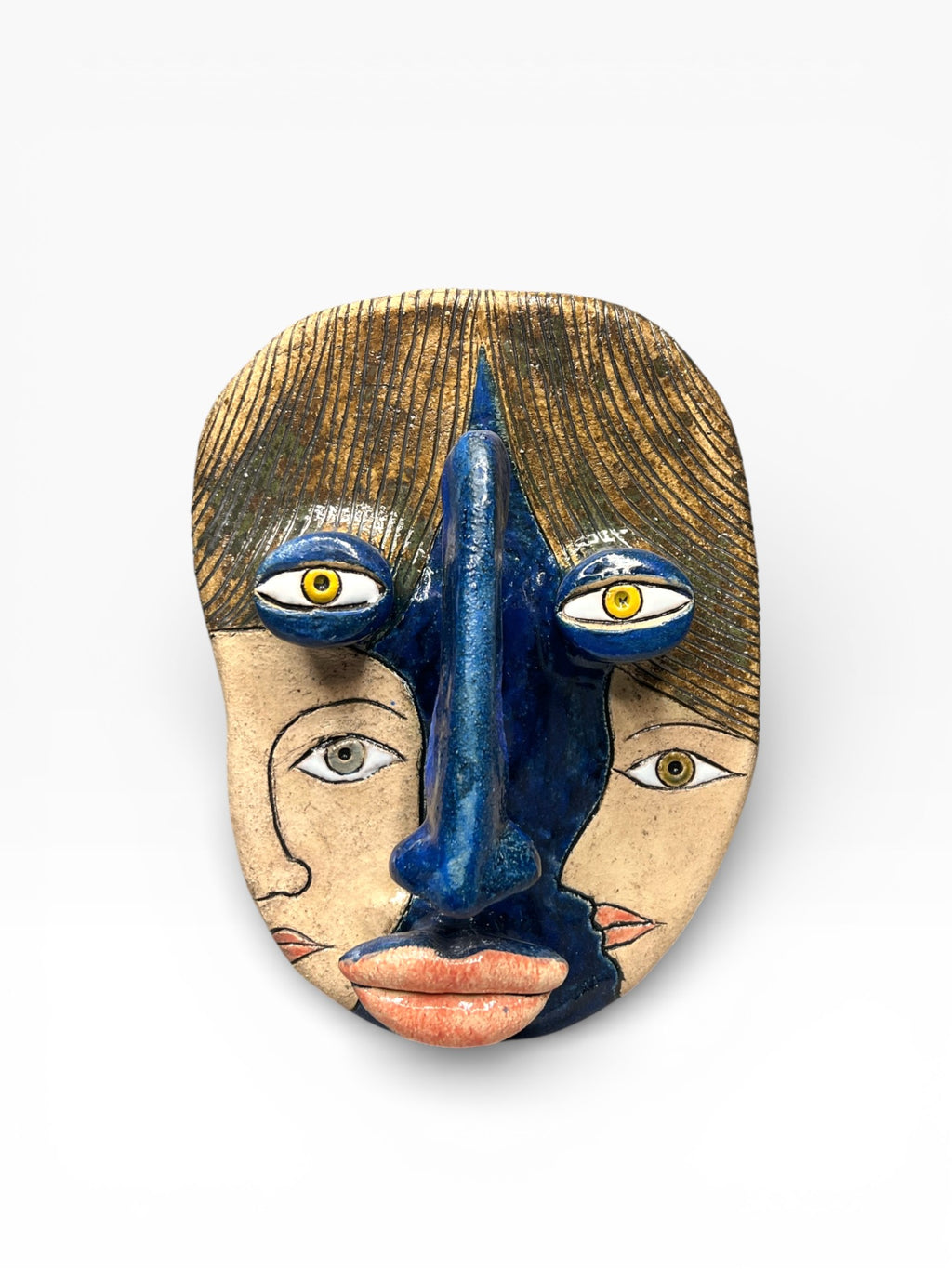 "The Conversation" Ceramic Wall Art – Conceptual Dualism
