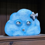 "Cloud Mask" Designer Ceramic Wall Art – Handmade