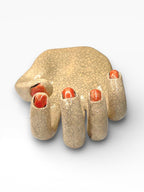 "The Hand" Ceramic Wall Hook & Key Holder – Functional Art