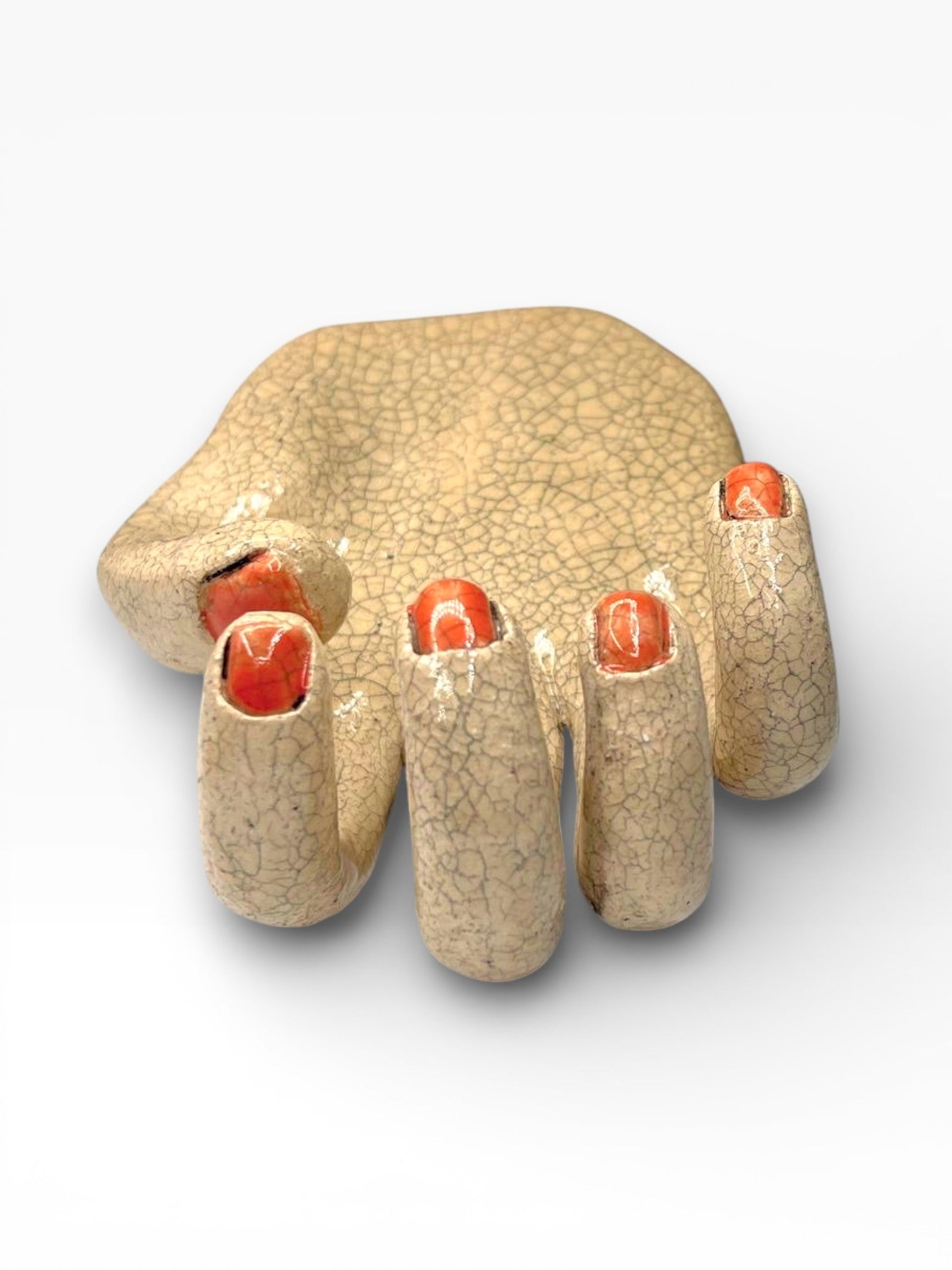 Керамічний гачок для ключів «Рука»