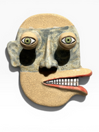 Ceramic Art Mask "Smiley"