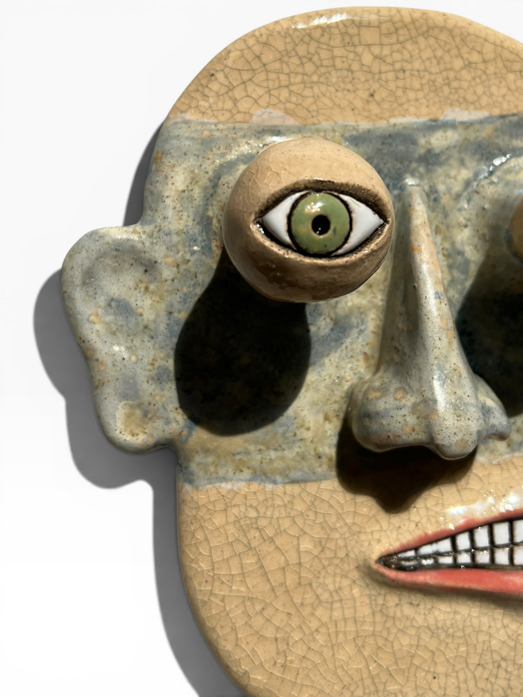 Ceramic Art Mask "Smiley"