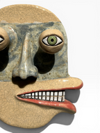 Ceramic Art Mask "Smiley"