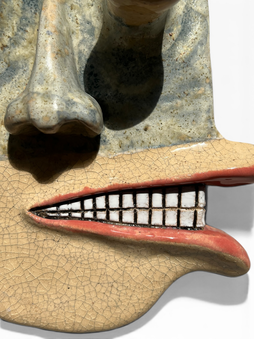 Ceramic Art Mask "Smiley"