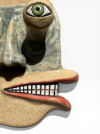 Ceramic Art Mask "Smiley"