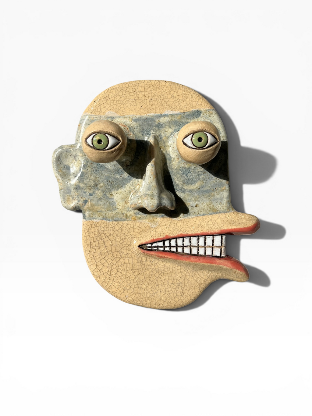 Ceramic Art Mask "Smiley"