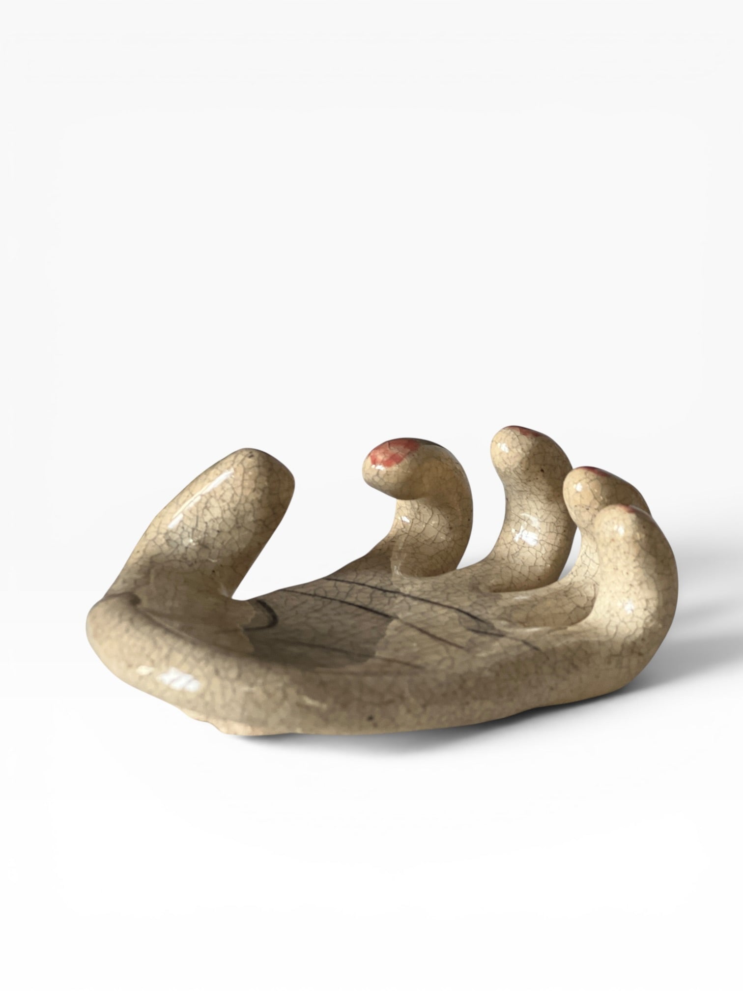 "The Hand" Ceramic Wall Hook & Key Holder – Functional Art
