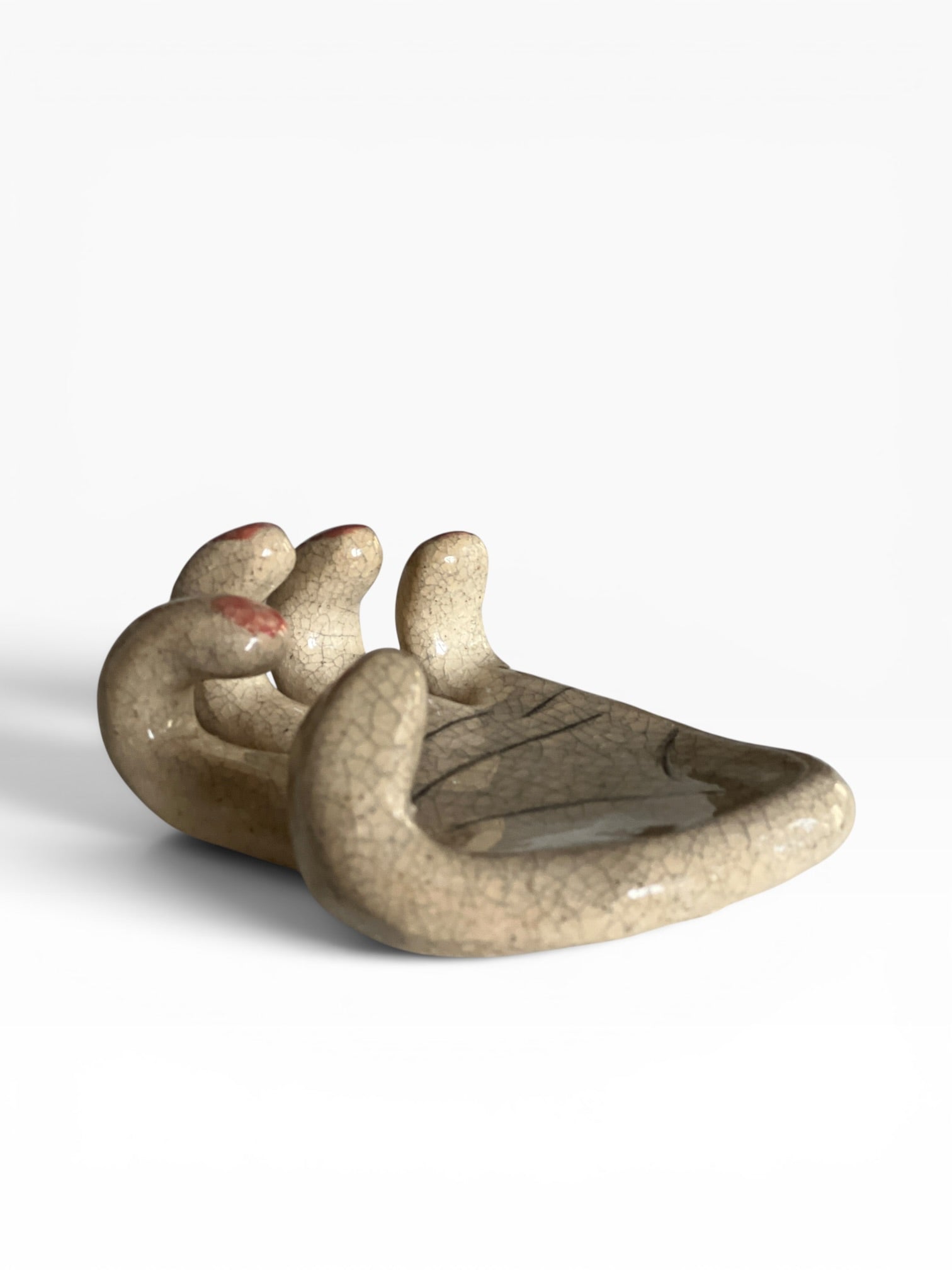 "The Hand" Ceramic Wall Hook & Key Holder – Functional Art