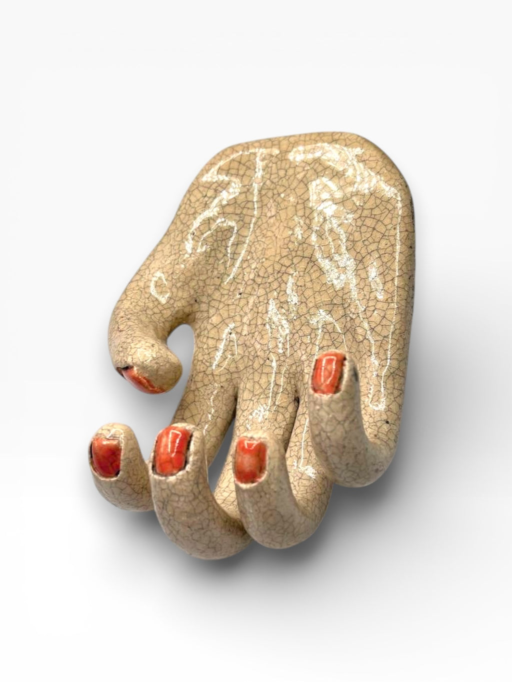 Керамічний гачок для ключів «Рука»