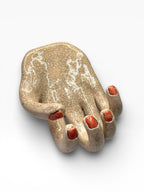 "The Hand" Ceramic Wall Hook & Key Holder – Functional Art