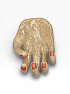 "The Hand" Ceramic Wall Hook & Key Holder – Functional Art
