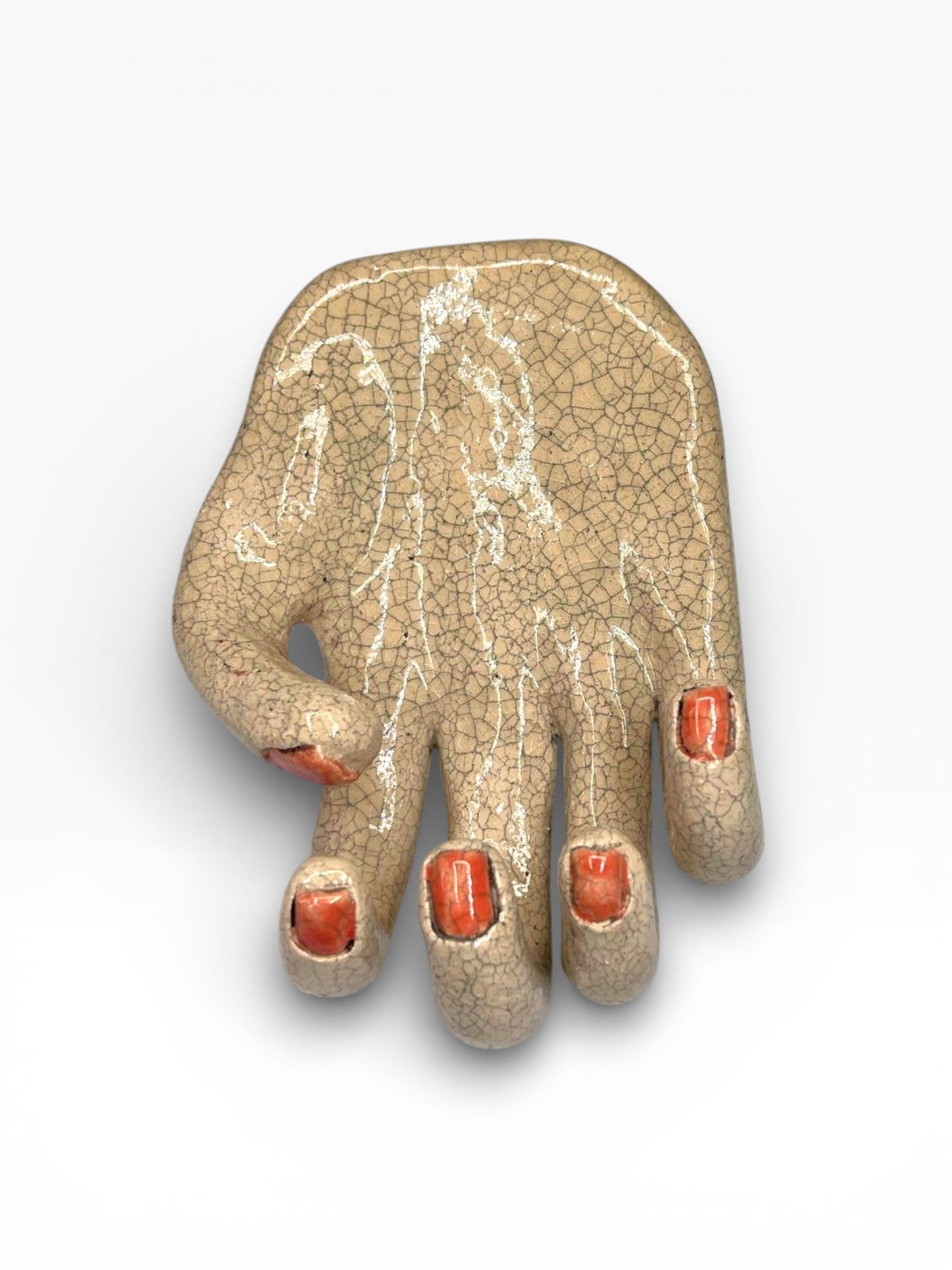 Керамічний гачок для ключів «Рука»