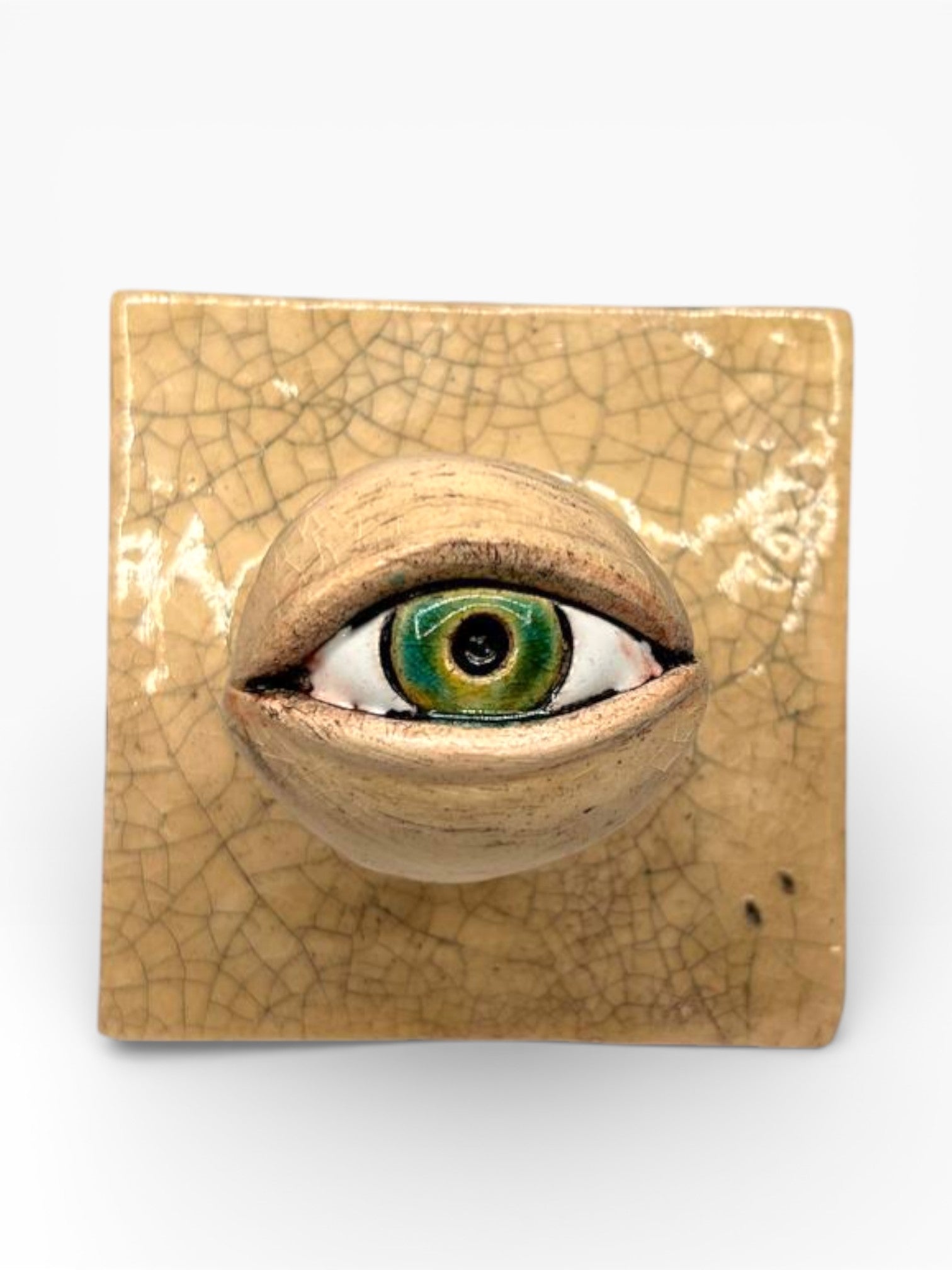 Керамічний гачок «Зелене око»