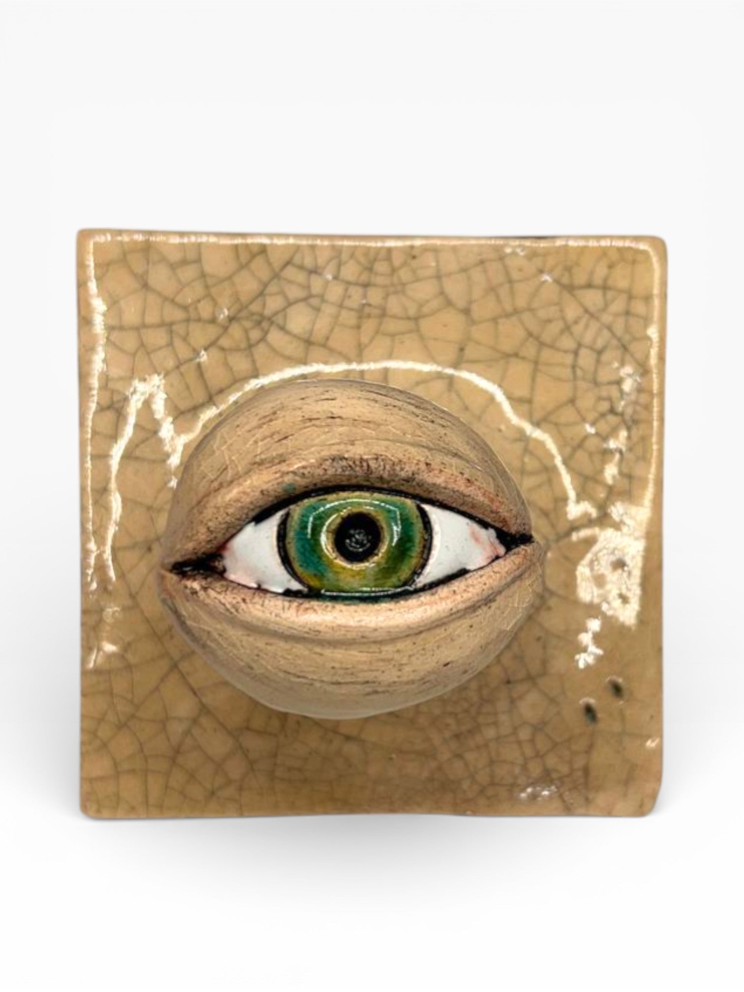 Керамічний гачок «Зелене око»