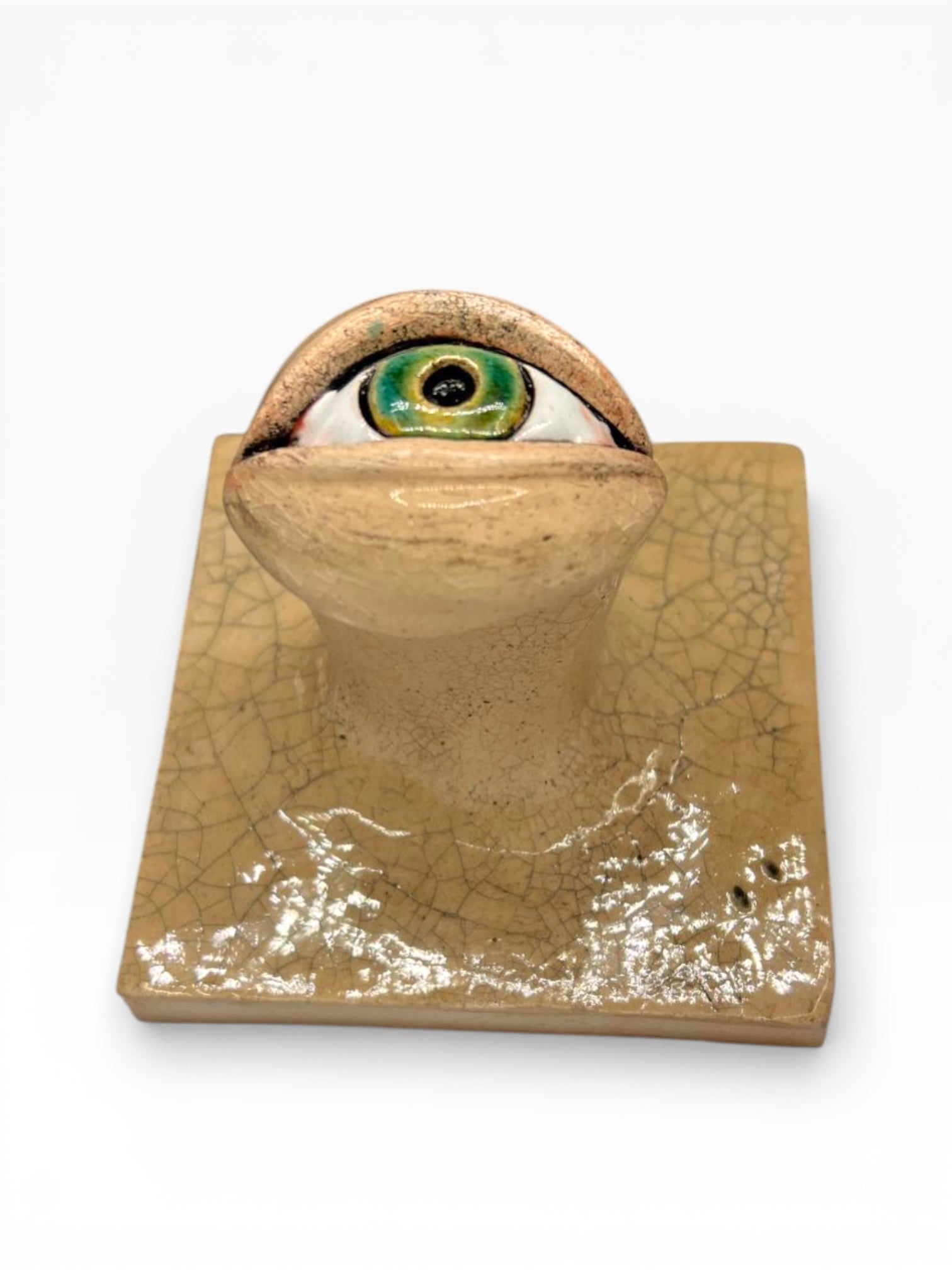 Керамічний гачок «Зелене око»