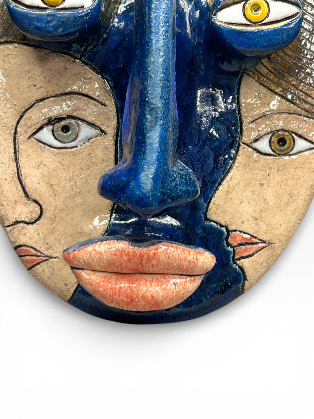 Керамічна маска «Розмова»