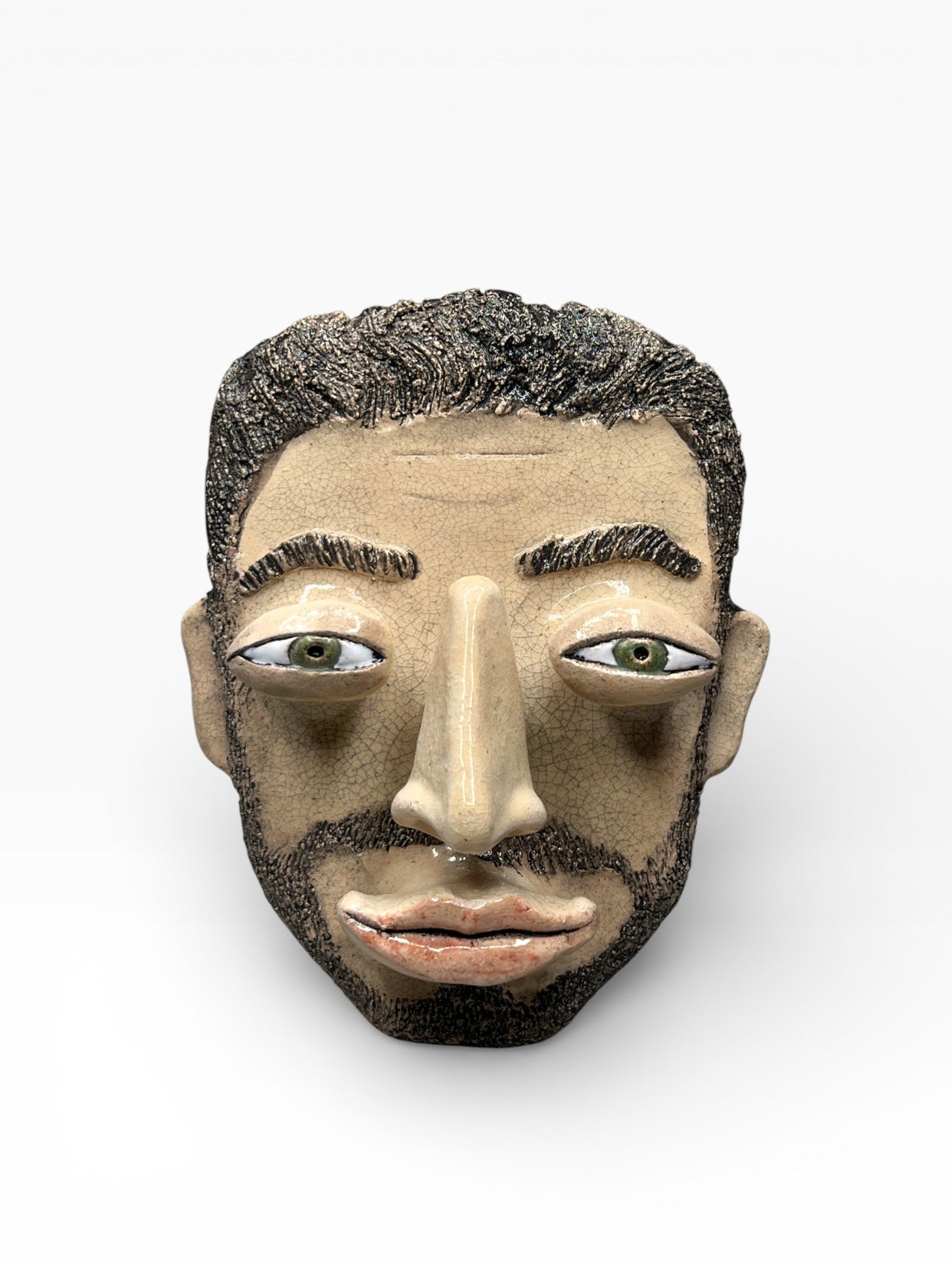 Чоловіча керамічна маска