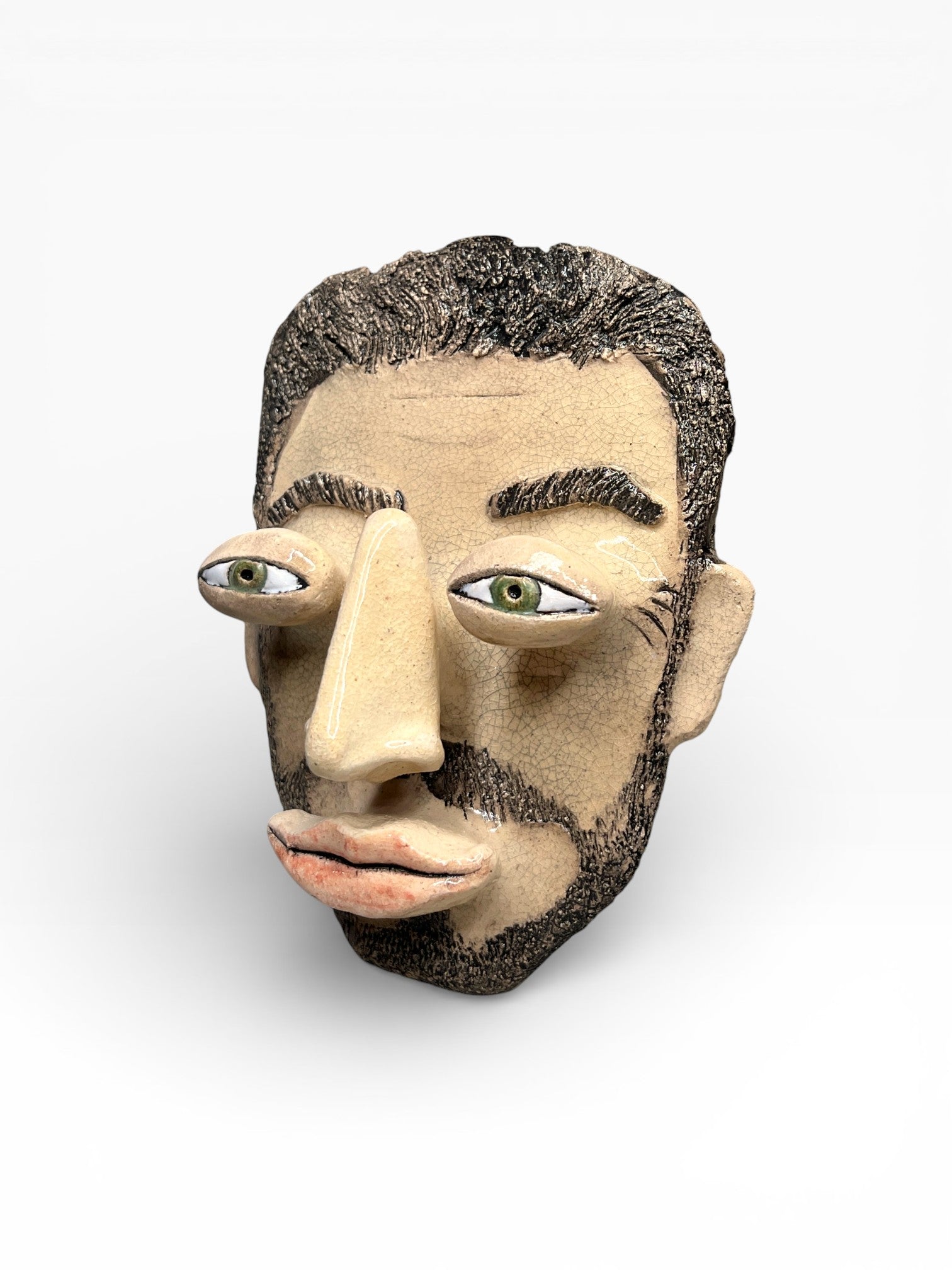 Чоловіча керамічна маска