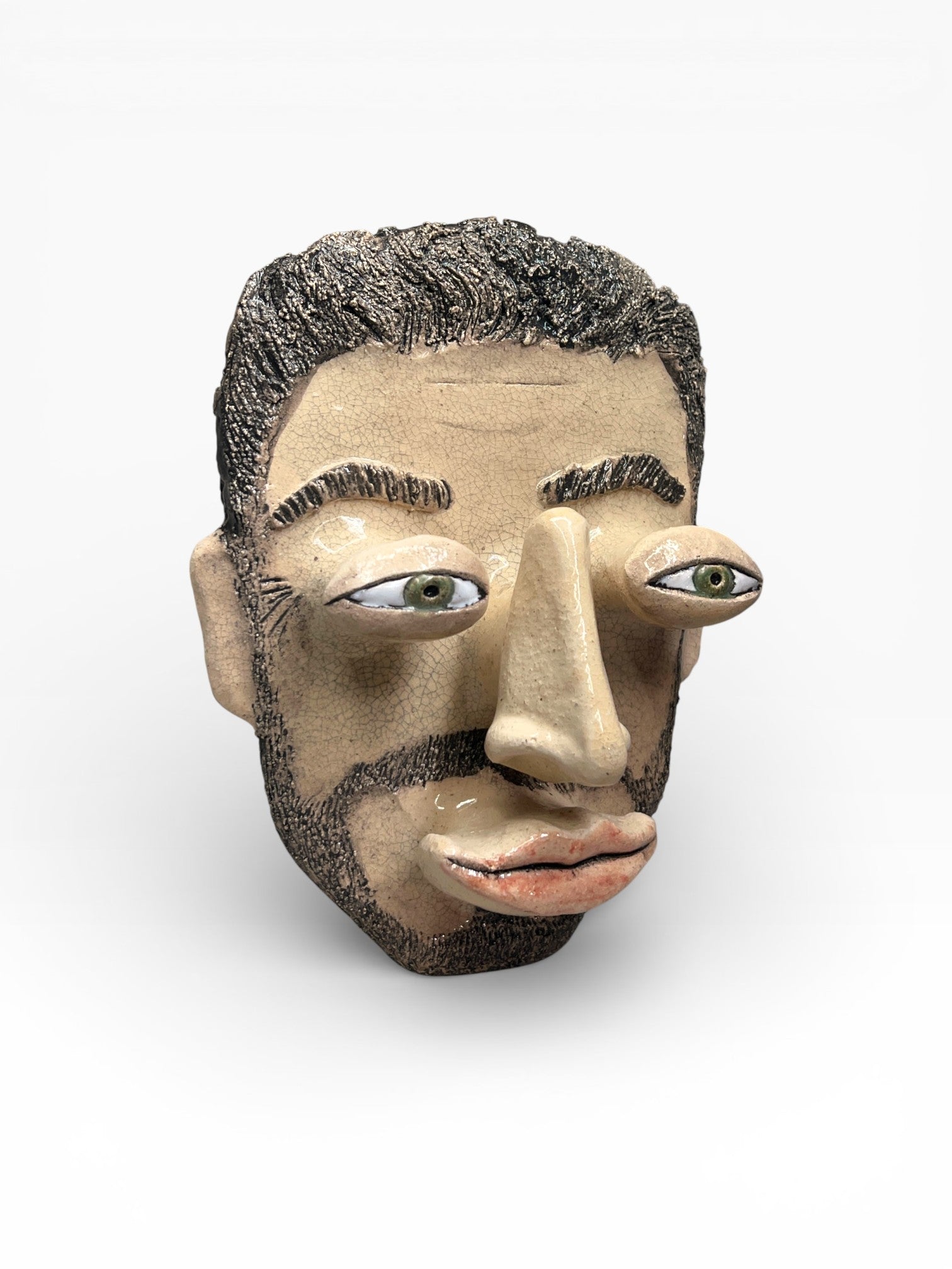Чоловіча керамічна маска