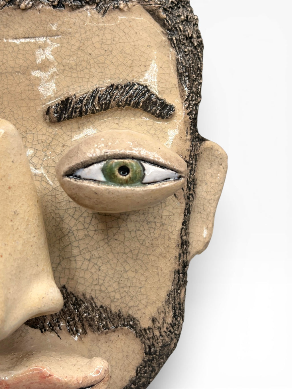 Чоловіча керамічна маска