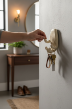 "The Hand" Ceramic Wall Hook & Key Holder – Functional Art