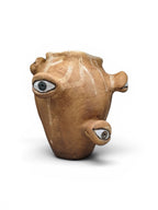 "Observation" Hand-Sculpted Ceramic Vase 