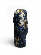 Large Ceramic Sculpture "Floral Head"